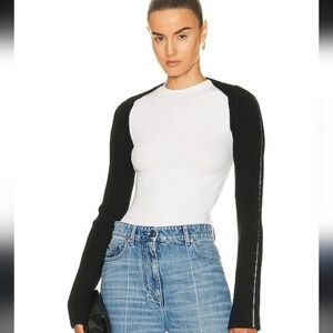 Peter Do Merino Wool Black Knit Sleeves XS/S